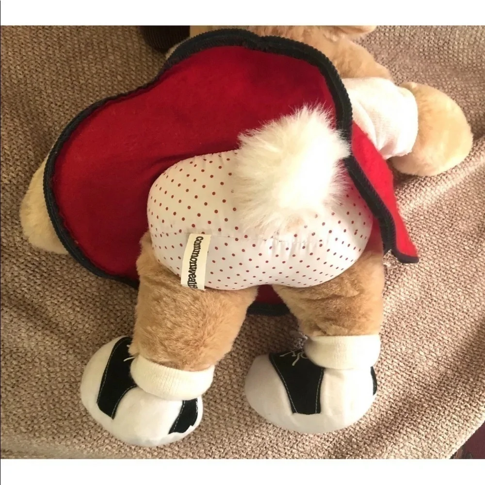 𝅺VINTAGE Limited Edition Holiday MAXINE Moose plush stuffed animal in red skirt
